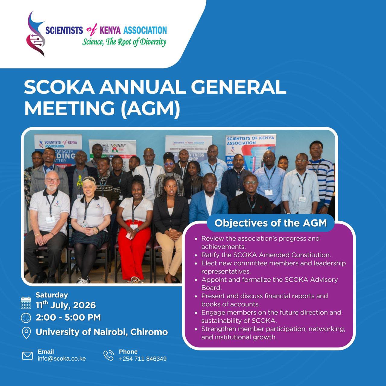SCOKA Annual General Meeting 2026
